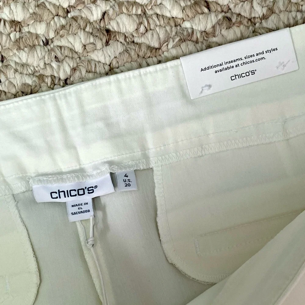 CHICO'S SO SLIMMING ""BRIGITTE SLIM LEG" CAPRIS - SIZE 18/20 (4) - Picture 7 of 11
